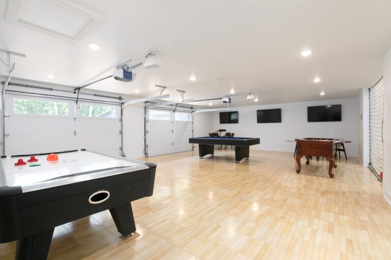 Game room with Arcade and Pool Table